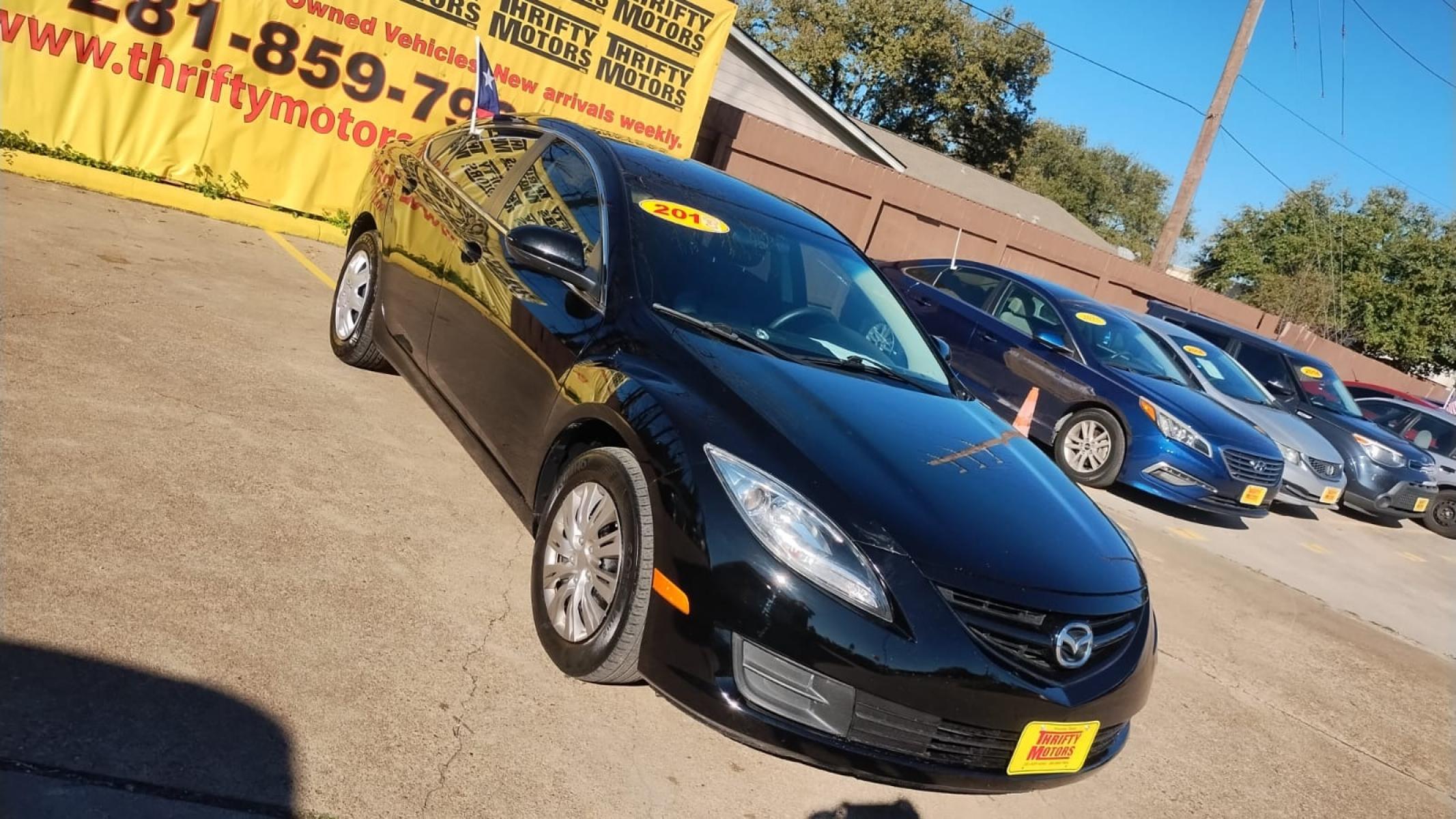 2013 Mazda MAZDA6 (1YVHZ8BH9D5) , located at 16710 Clay Rd., Houston, TX, 77084, (281) 859-7900, 29.834864, -95.656166 - Photo #4